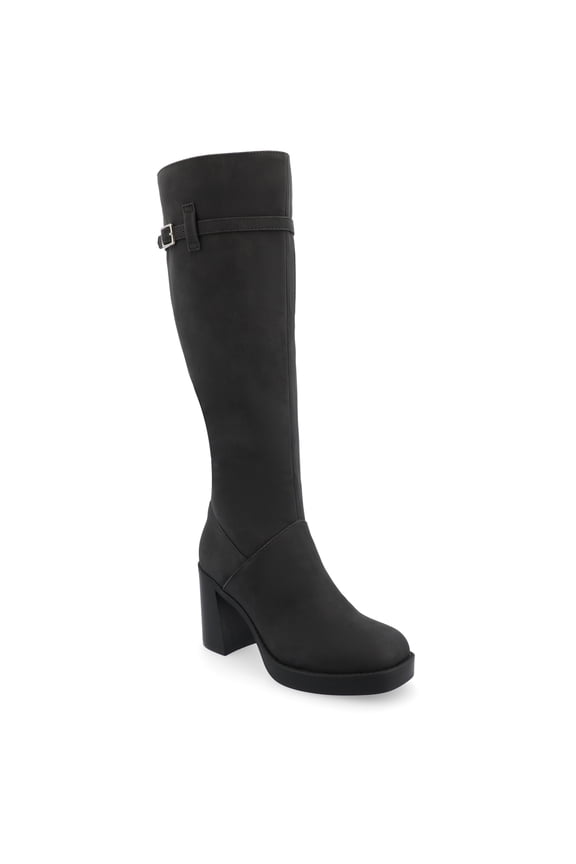 Womens Letice Platform Square Toe Boots