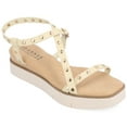 thumbnail image 1 of Journee Womens Lindsay Buckle Platform Sandals, 1 of 9