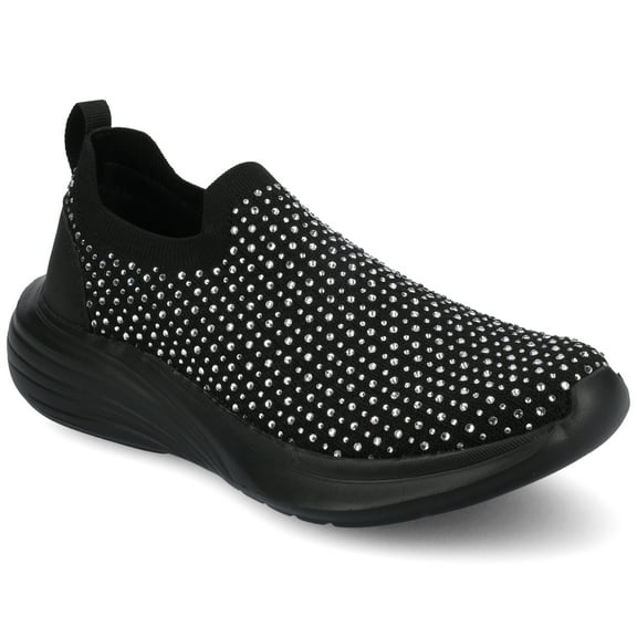 Journee Womens Linnea Casual Slip On Sneakers