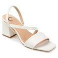 thumbnail image 1 of Journee Womens Lirryc Open Square Toe Block Heel Sandals, Widths Available, 1 of 10