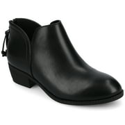 Stacked Heel Booties
