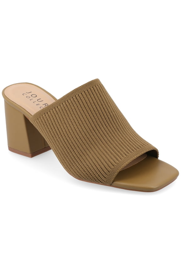 Womens Lorenna Open Square Toe Block Heel Dress Sandals, Widths Available