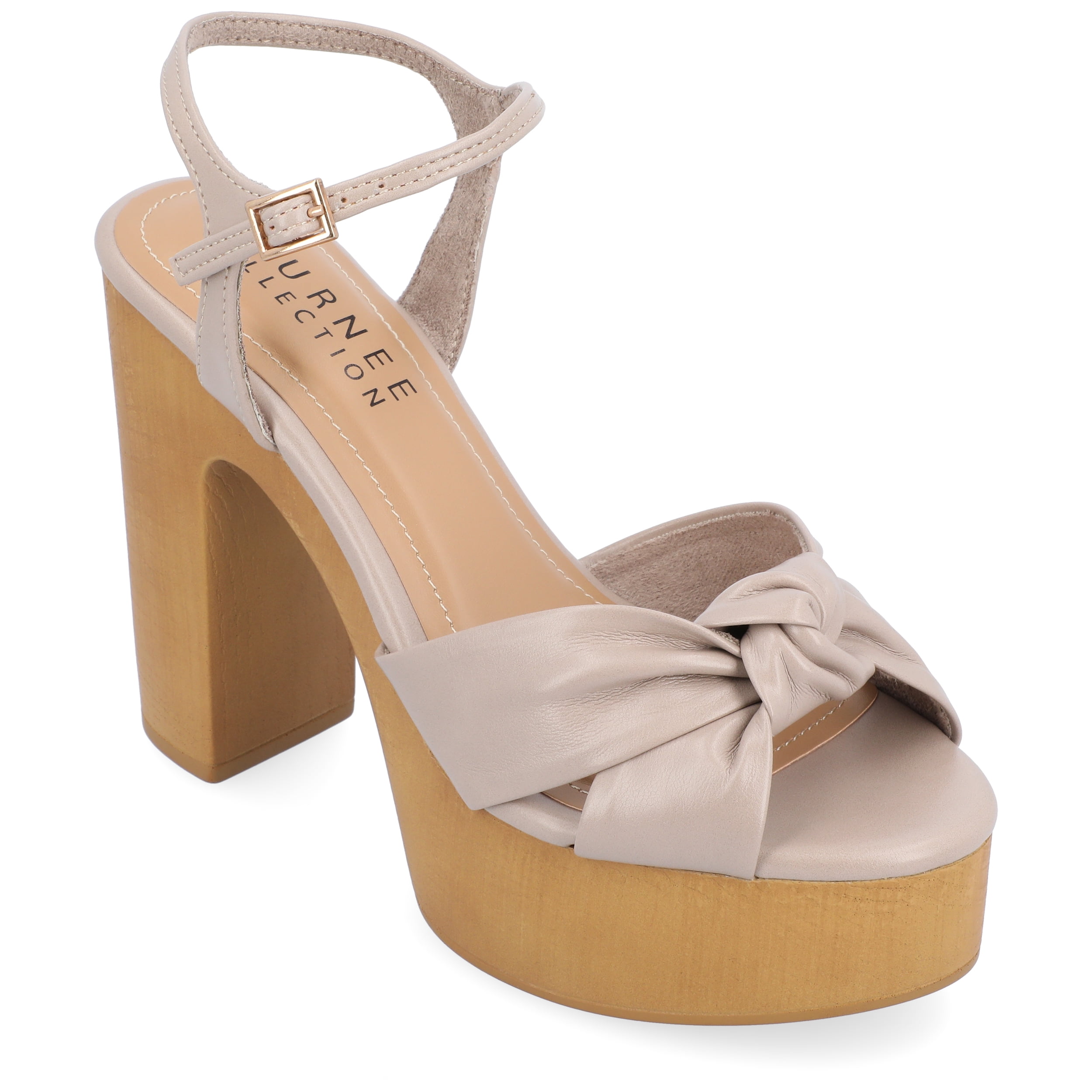 Journee Womens Lorrica High Heel Open Toe Sandals