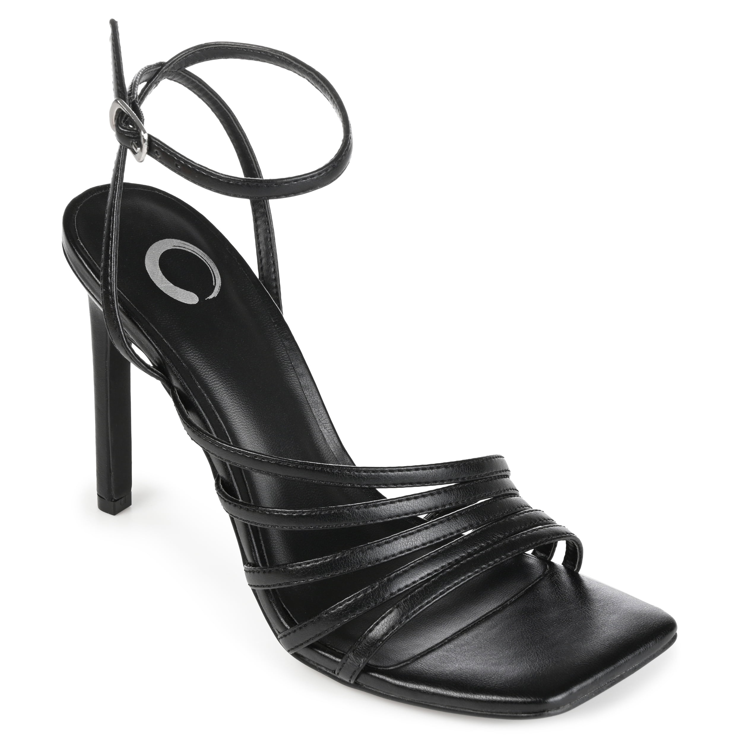 Journee Womens Louella Open Toe High Stiletto Dress Sandals