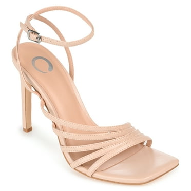 Journee Womens Louella Open Toe High Stiletto Dress Sandals