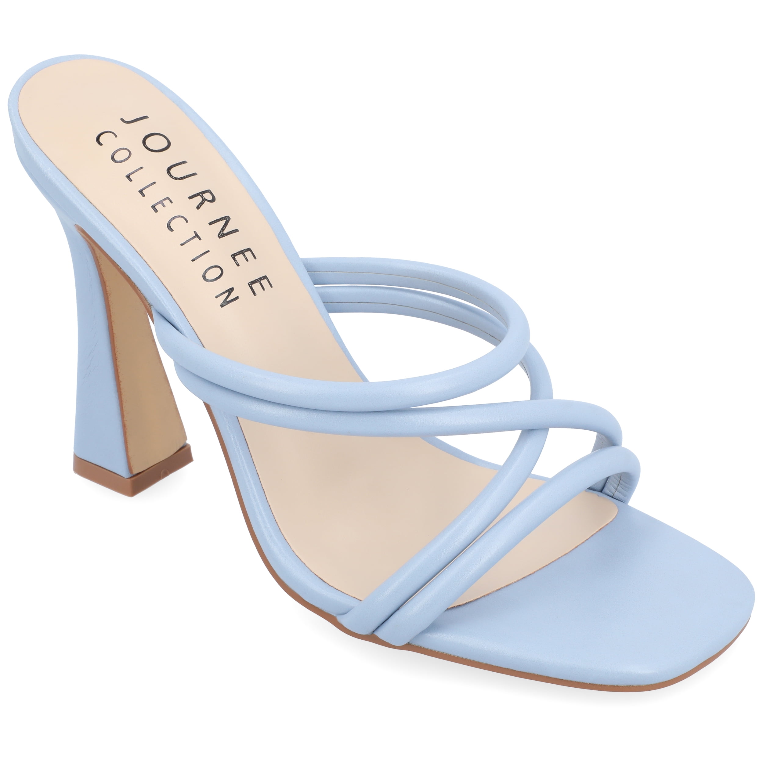 Journee Womens Louisse High Heel Open Toe Sandals