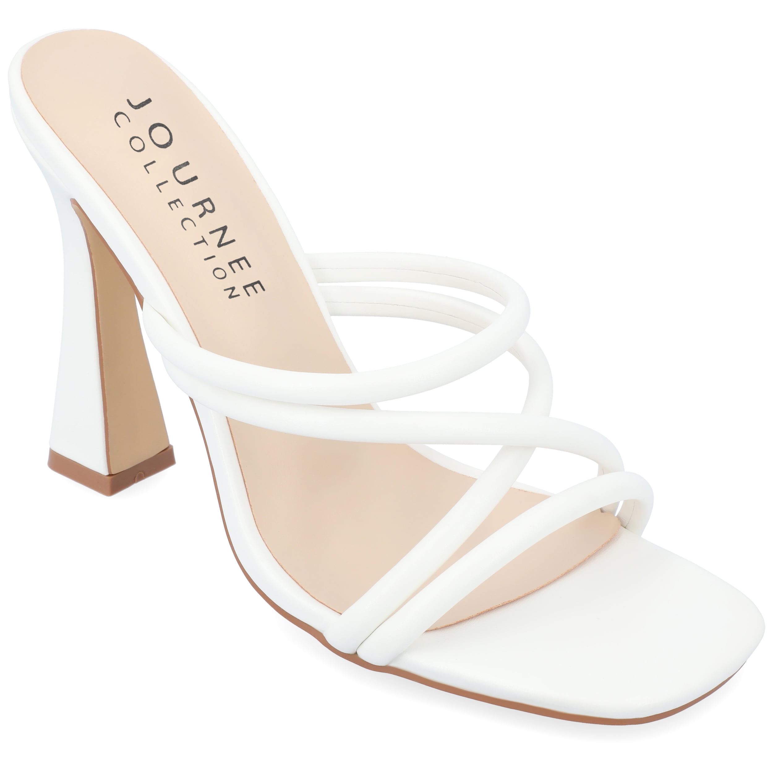 Journee Womens Louisse High Heel Open Toe Sandals