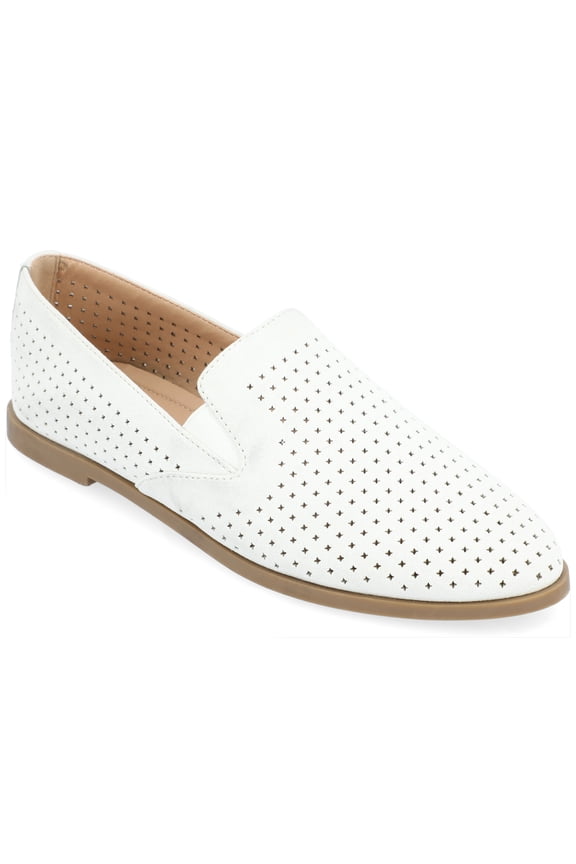 Womens Lucie Slip On Almond Toe Loafer Dress Flats, Widths Available