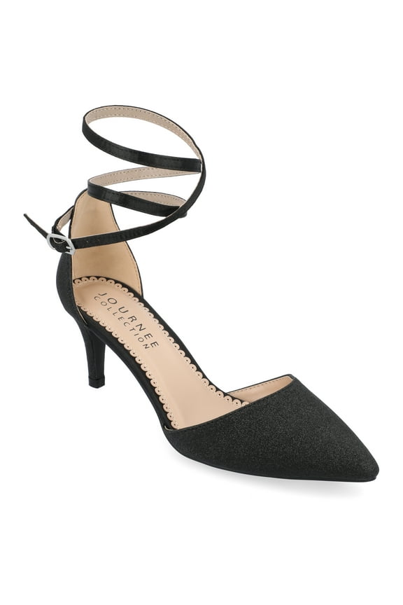 Womens Luela Pointed Toe Mid Heel Evening Pumps