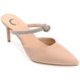 thumbnail image 1 of Journee Womens Lunna Mules Mid Stiletto Pointed Toe Evening Pumps, Widths Available, 1 of 10