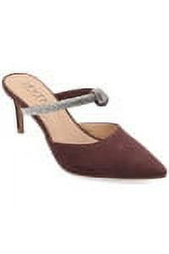 Womens Lunna Mules Mid Stiletto Pointed Toe Evening Pumps, Widths Available