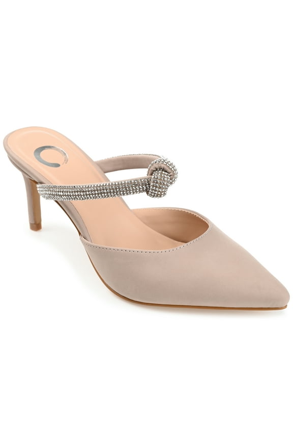 Womens Lunna Mules Mid Stiletto Pointed Toe Evening Pumps, Widths Available