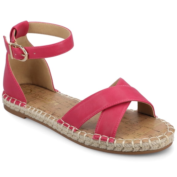 Journee Womens Lyddia Espadrille Flat Sandals, Widths Available