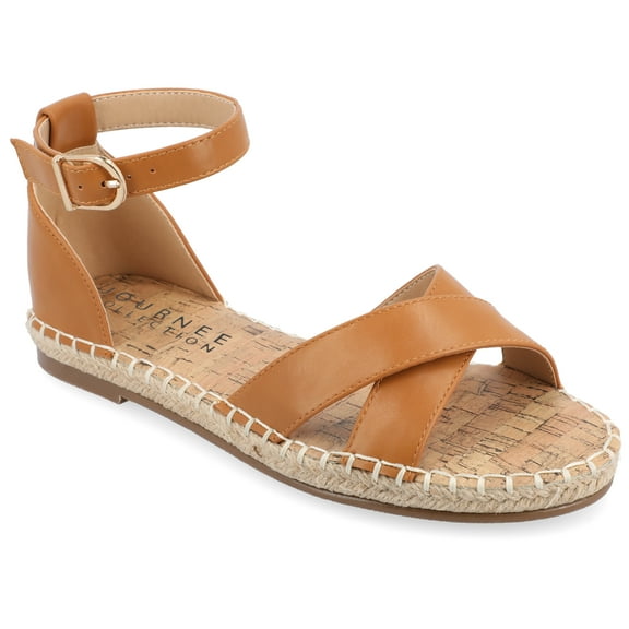 Journee Womens Lyddia Espadrille Flat Sandals, Widths Available