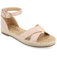thumbnail image 1 of Journee Womens Lyddia Espadrille Flat Sandals, Widths Available, 1 of 10