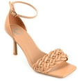 thumbnail image 1 of Journee Womens Mabella Open Toe Mid Stiletto Sandals, 1 of 9