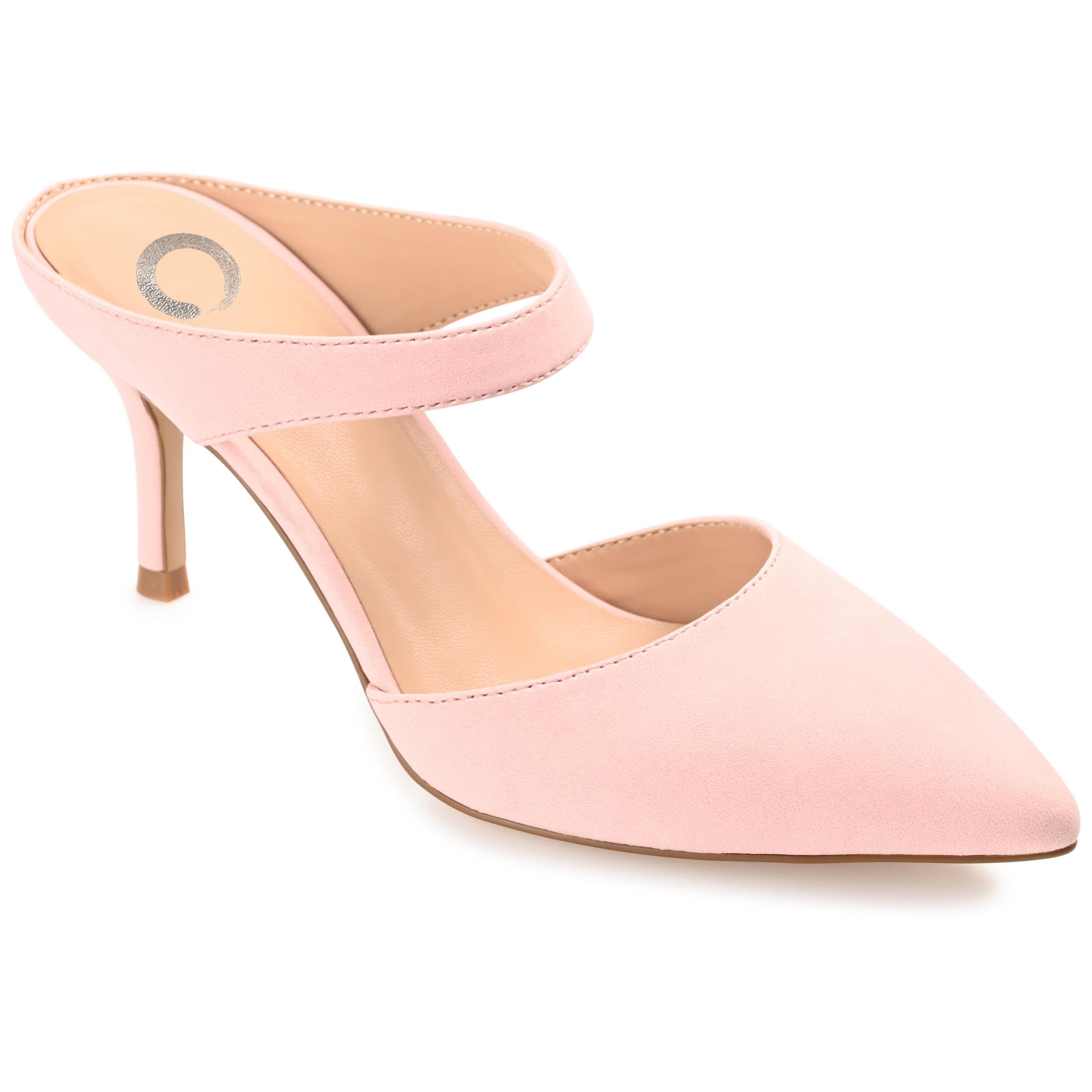 Journee Womens Maevali Mules Mid Stiletto Pointed Toe Pumps