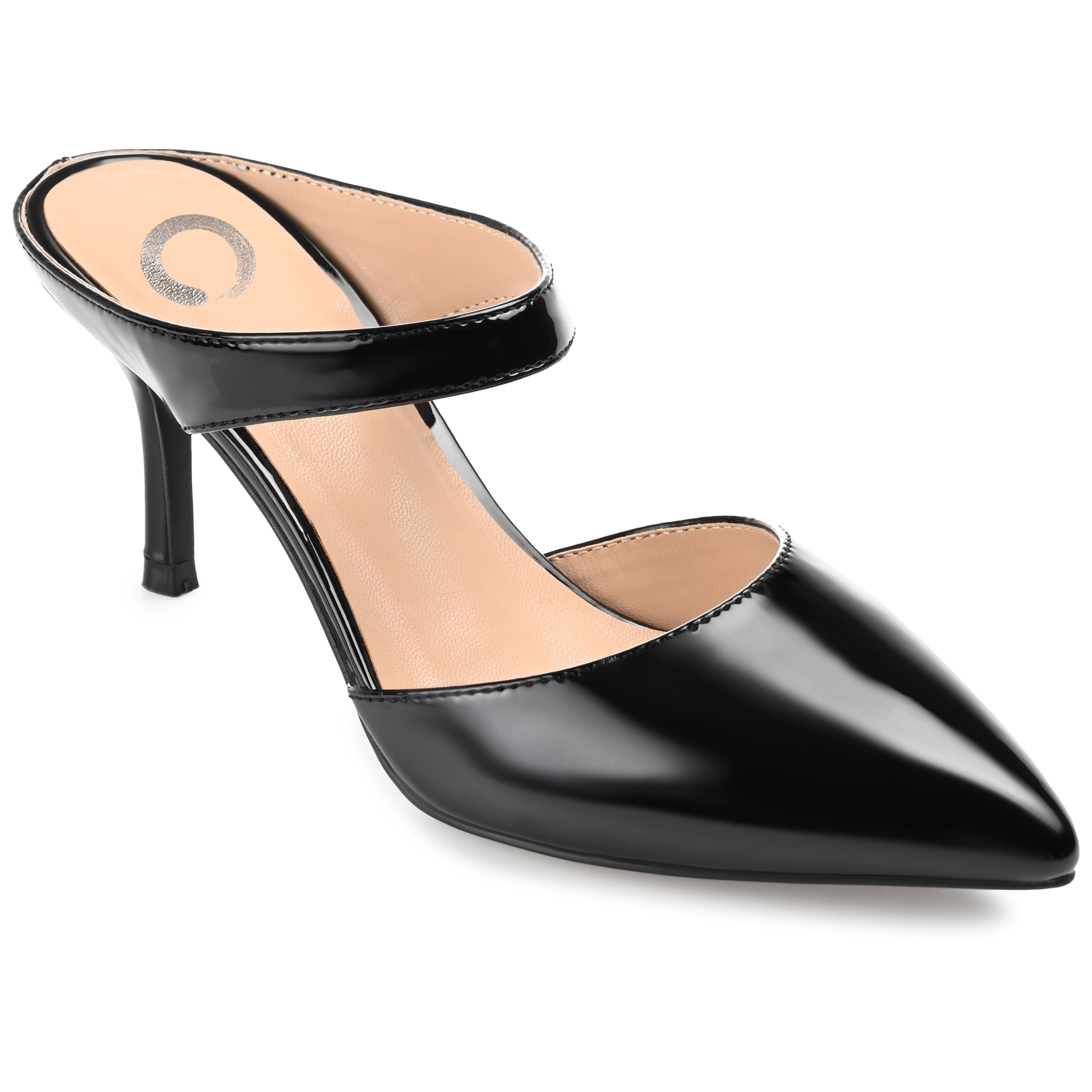 Journee Womens Maevali Mules Mid Stiletto Pointed Toe Pumps