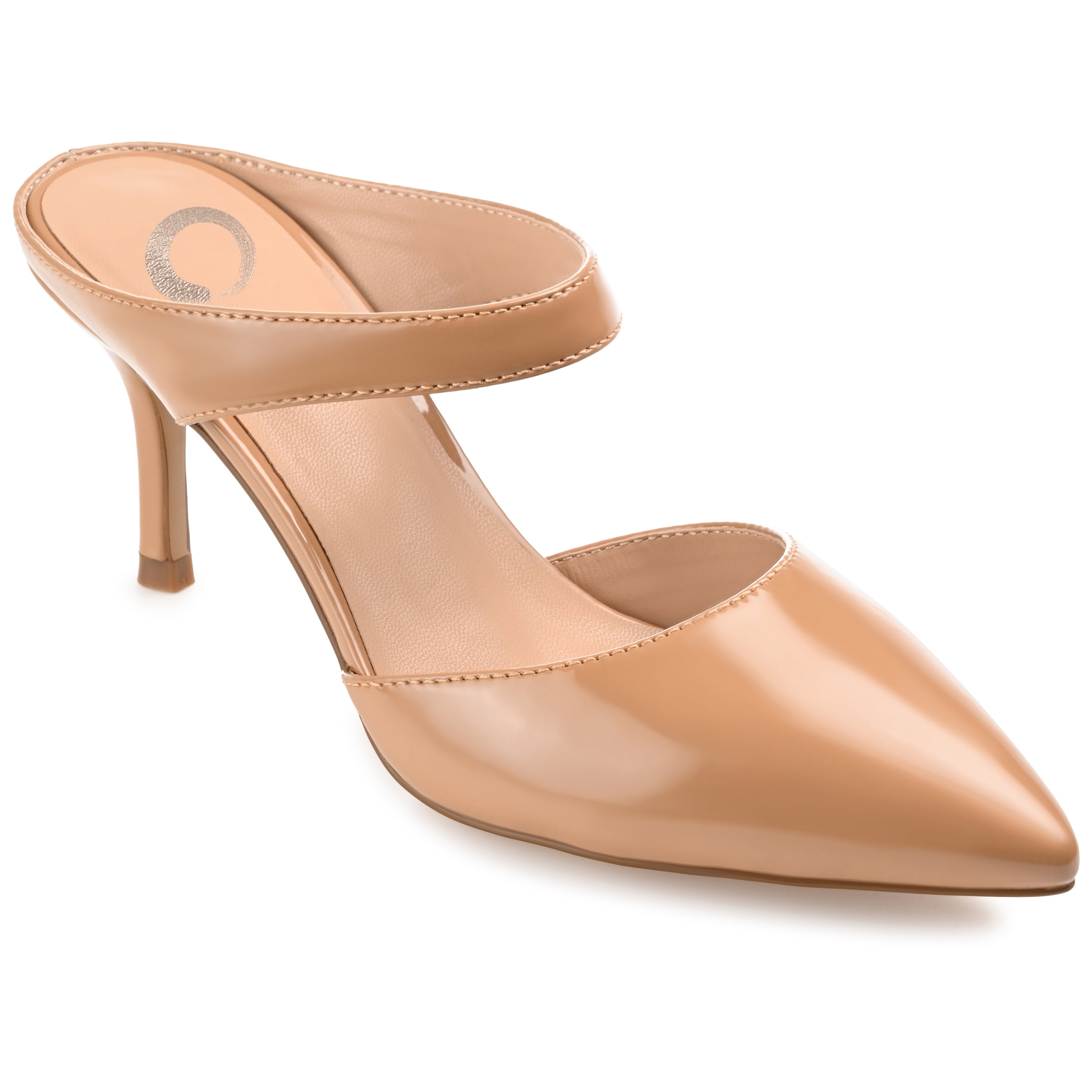 Journee Womens Maevali Mules Mid Stiletto Pointed Toe Pumps