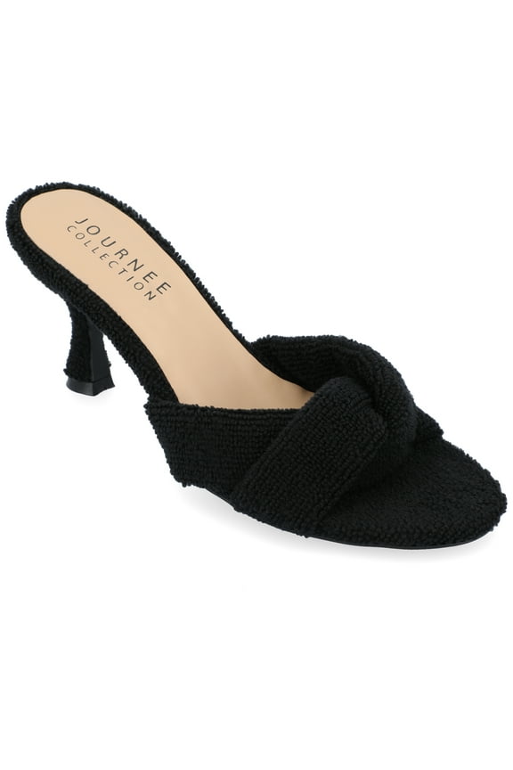 Womens Mannon Soft Terry Cloth Slip On Open Toe Sandals