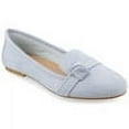 thumbnail image 1 of Journee Womens Marci Slip On Round Toe Loafer Dress Flats, Widths Available, 1 of 9