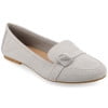 thumbnail image 1 of Journee Womens Marci Slip On Round Toe Loafer Dress Flats, Widths Available, 1 of 10