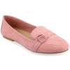 thumbnail image 1 of Journee Womens Marci Slip On Round Toe Loafer Dress Flats, Widths Available, 1 of 10