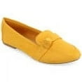 thumbnail image 1 of Journee Womens Marci Slip On Round Toe Loafer Dress Flats, Widths Available, 1 of 10