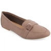 Journee Womens Marci Slip On Round Toe Loafer Dress Flats, Widths Available