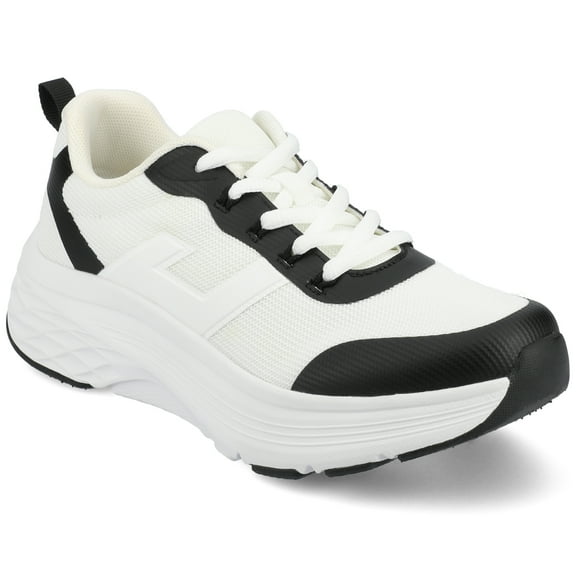 Journee Womens Marshel Casual Lace Up Sneakers