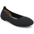 thumbnail image 1 of Journee Womens Maryann Slip On Round Toe Ballet Dress Flats, Widths Available, 1 of 9