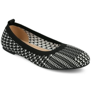 Journee Womens Maryann Slip On Round Toe Ballet Dress Flats, Widths Available