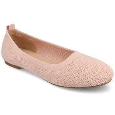 Journee Womens Maryann Slip On Round Toe Ballet Dress Flats, Widths Available