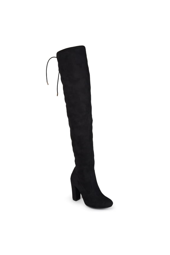 Womens Maya Block Heel Over The Knee Boots