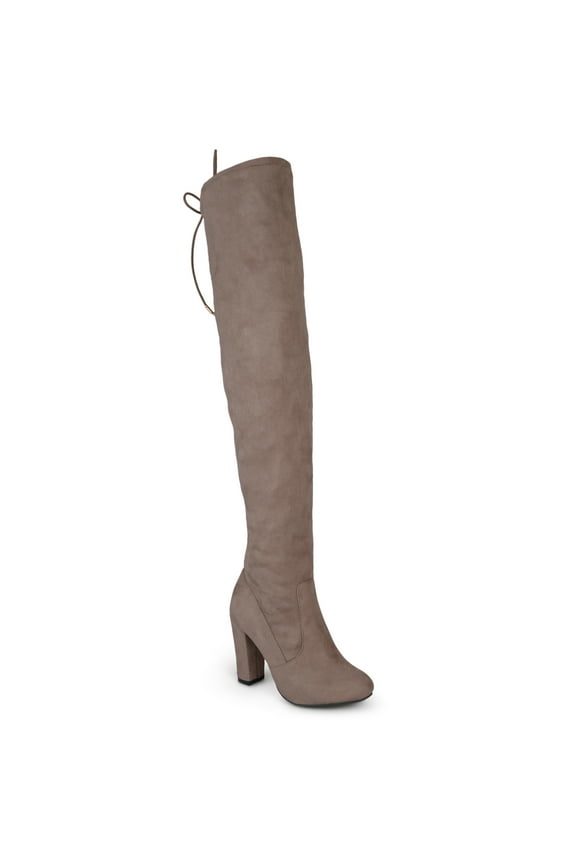 Womens Maya Block Heel Over The Knee Boots