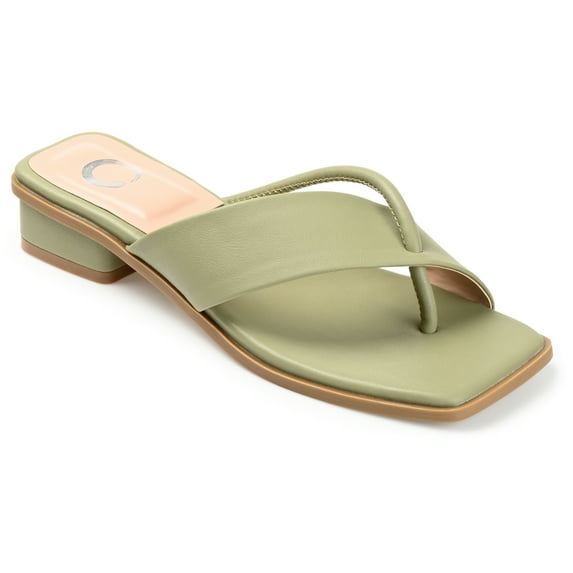 Journee Womens Mina Flip Flop Flat Sandals