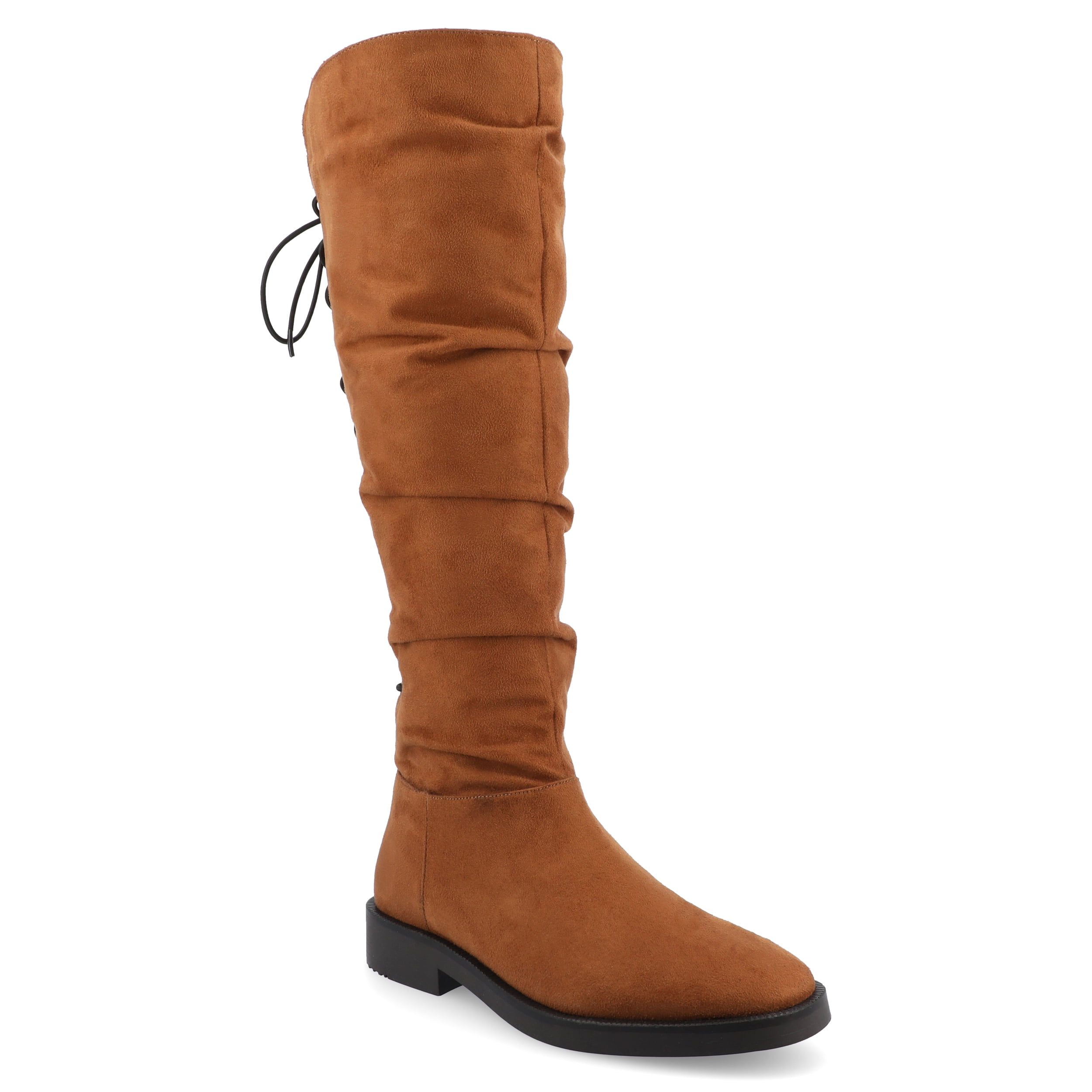 Journee Womens Mirinda Wide Calf Stretch Knee High Boots