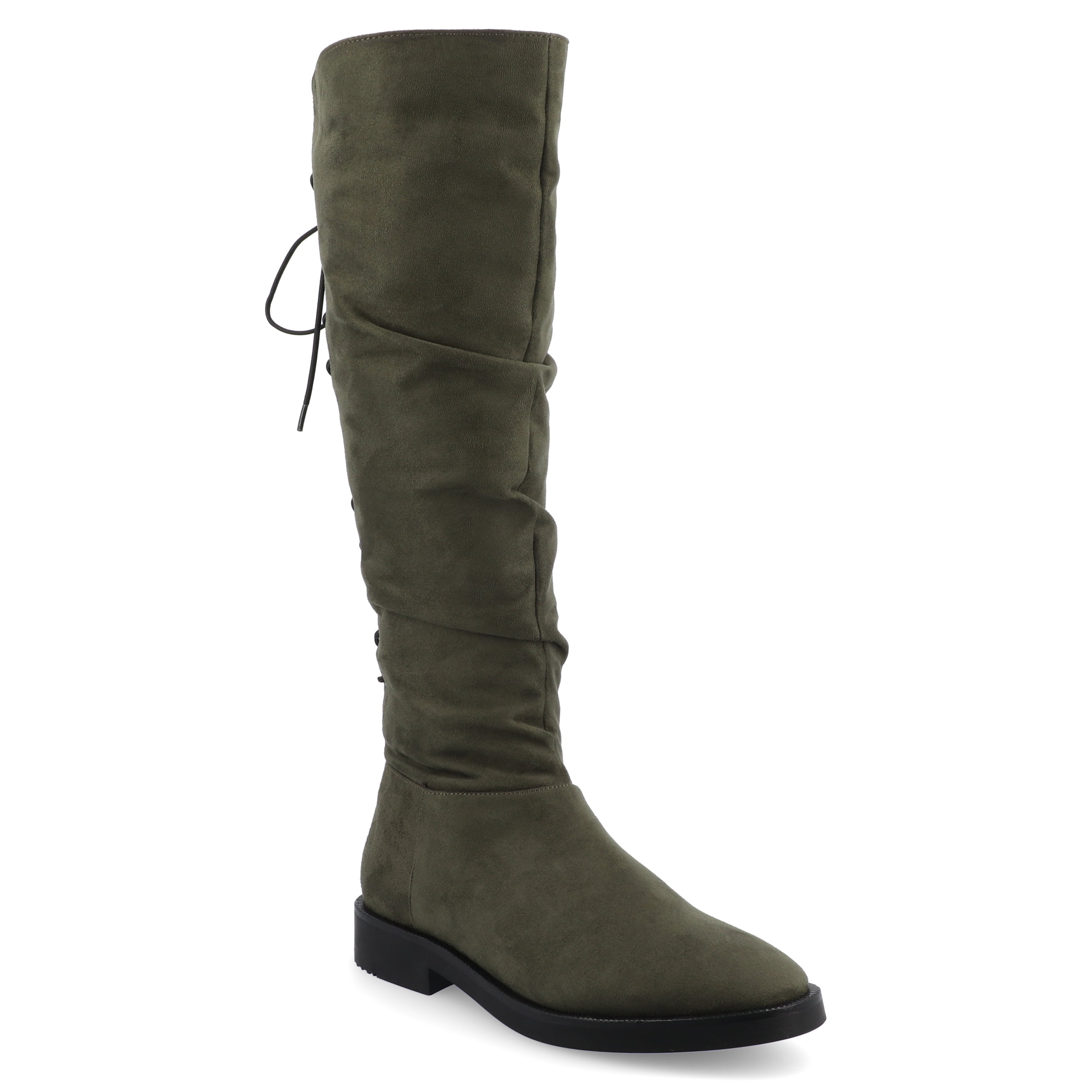 Journee Womens Mirinda Wide Calf Stretch Knee High Boots