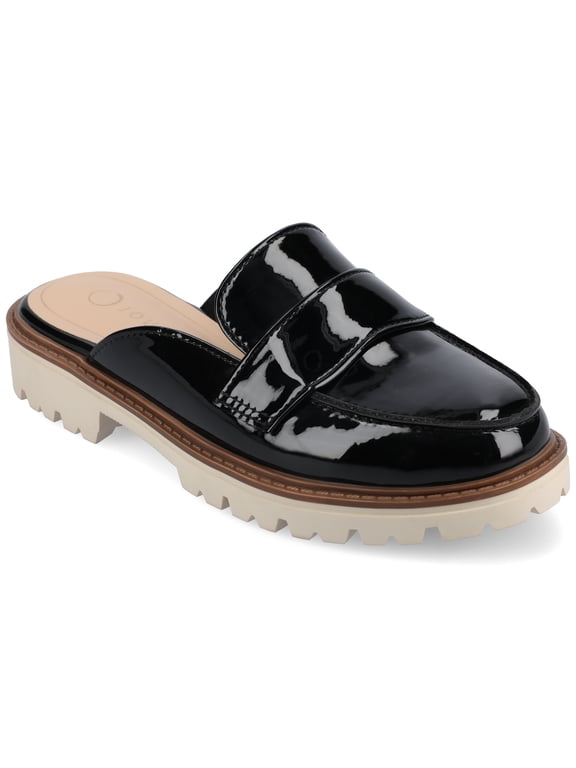 Womens Miycah Slip On Mule Treaded Outsole Mary Jane