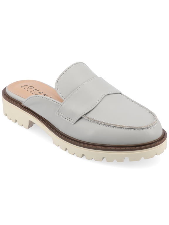 Womens Miycah Slip On Mule Treaded Outsole Mary Jane