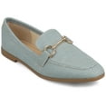 thumbnail image 1 of Journee Womens Mizza Loafer Slip On Square Toe Dress Flats, Widths Available, 1 of 9