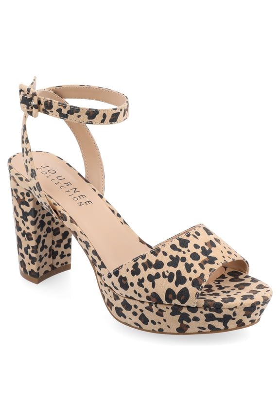 Womens Nairri Vegan Leather Platform Heel Dress Sandals, Widths Available