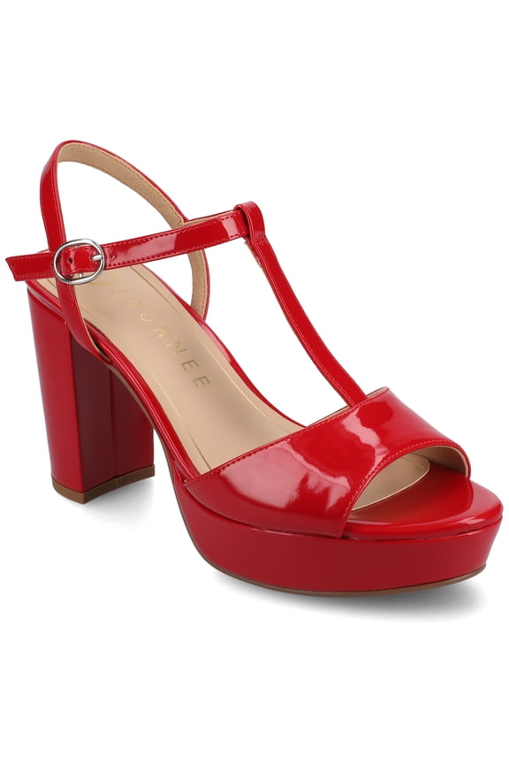 Womens Nalie T-Strap Platform Dress Sandals