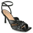 thumbnail image 1 of Journee Womens Naommi Open Toe Mid Stiletto Sandals, 1 of 9