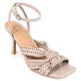 thumbnail image 1 of Journee Womens Naommi Open Toe Mid Stiletto Sandals, 1 of 9
