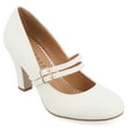 thumbnail image 1 of Journee Womens Narrow Width Windy Round Toe Block Heel Mary Jane Pumps, 1 of 10