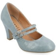 thumbnail image 1 of Journee Womens Narrow Width Windy Round Toe Block Heel Mary Jane Pumps, 1 of 10