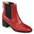 thumbnail image 1 of Journee Womens Nigella Back Heel Zip Stacked Heel Booties, 1 of 10