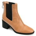 thumbnail image 1 of Journee Womens Nigella Back Heel Zip Stacked Heel Booties, 1 of 10