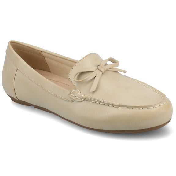 Journee Womens Novella Light Weight Flexible Round Toe Comfort Driving Loafer, Widths Available